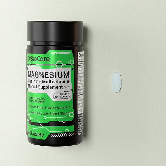 High-Absorption Magnesium Glycinate-Boost Energy for men DrBioCare